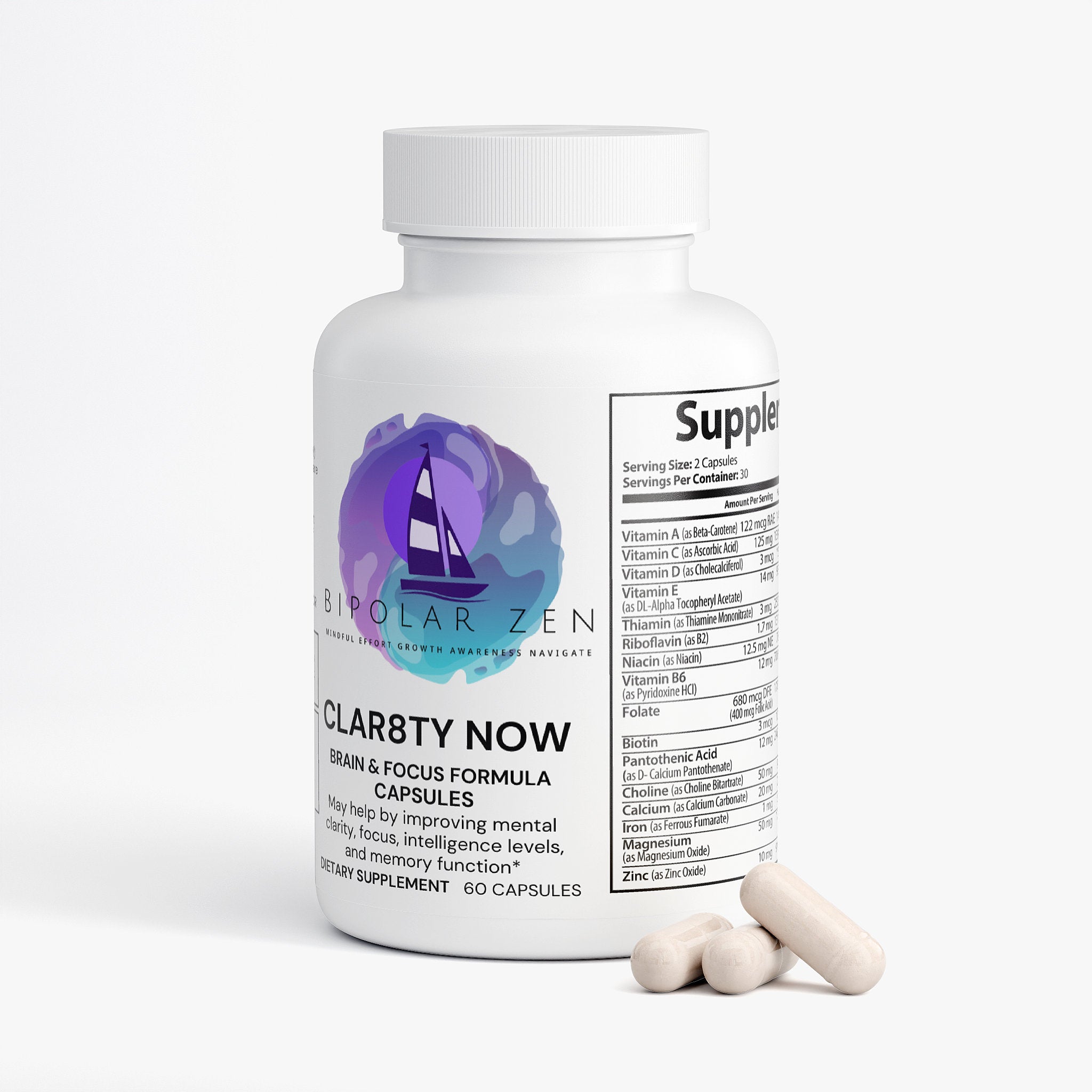 Clar8ty Now Brain & Focus Formula