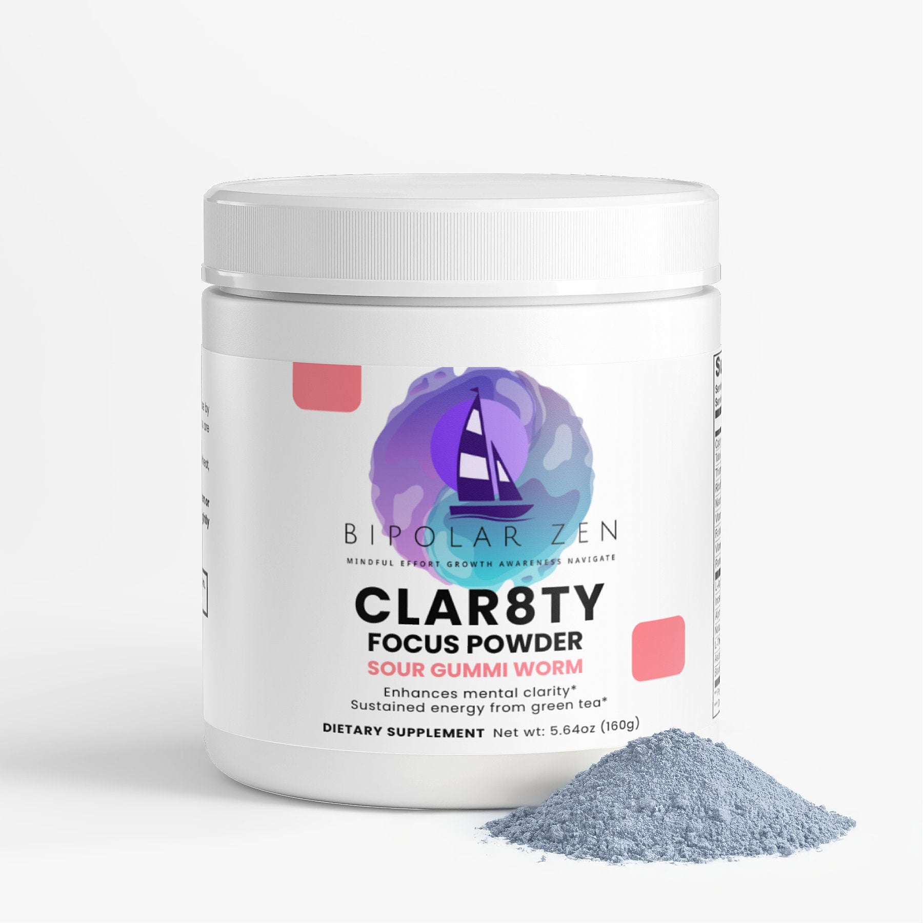 Clar8ty Focus Powder (Sour Gummi Worm)
