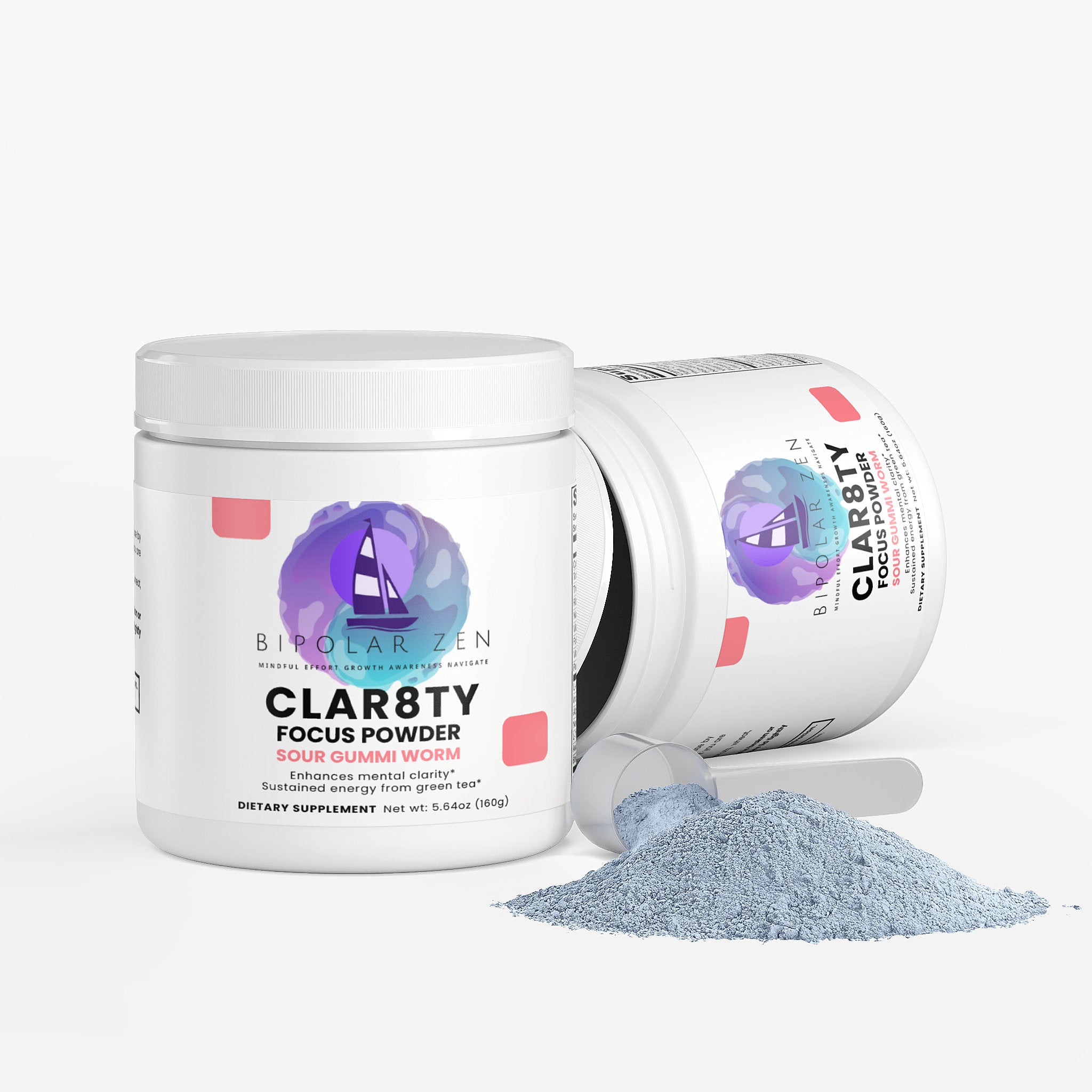 Clar8ty Focus Powder (Sour Gummi Worm)