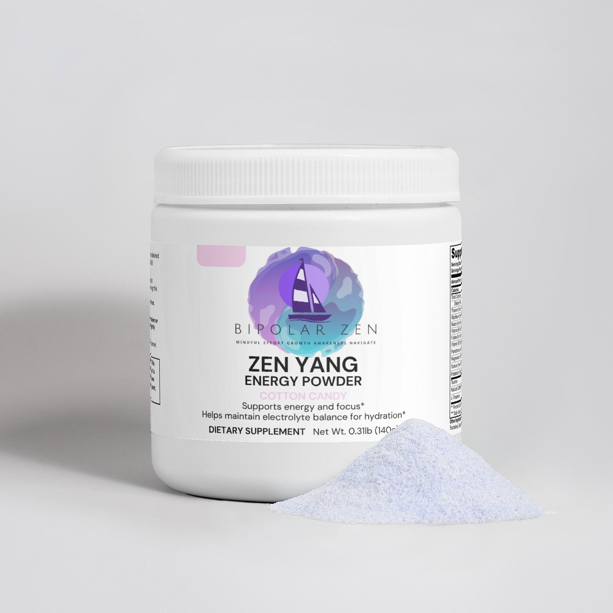 Zen Yang Energy Powder (Cotton Candy)