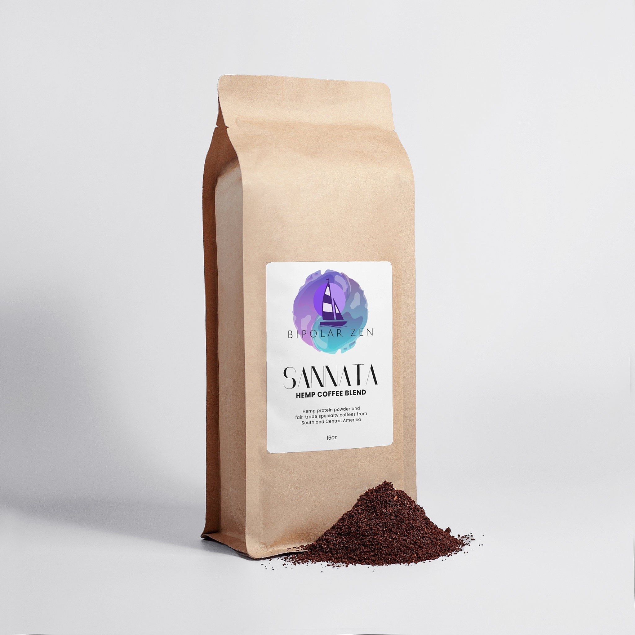 Sannata Hemp Coffee Blend - Medium Roast 16oz