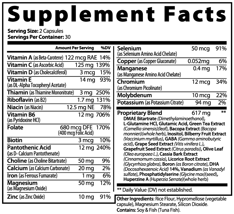 Clar8ty Now Brain & Focus Formula