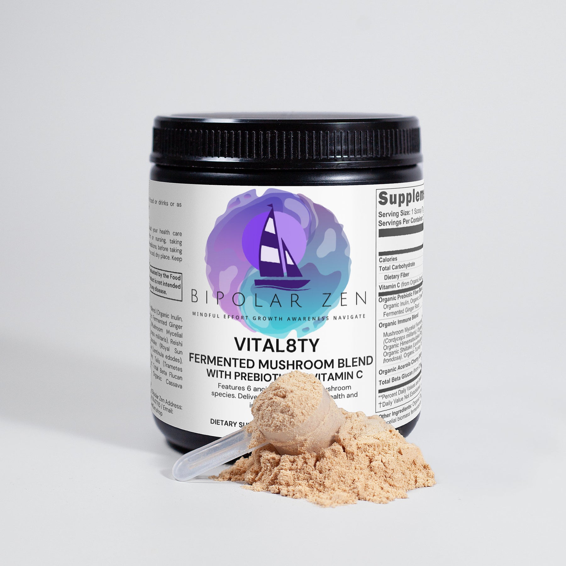 Vital8ty Fermented Mushroom Blend