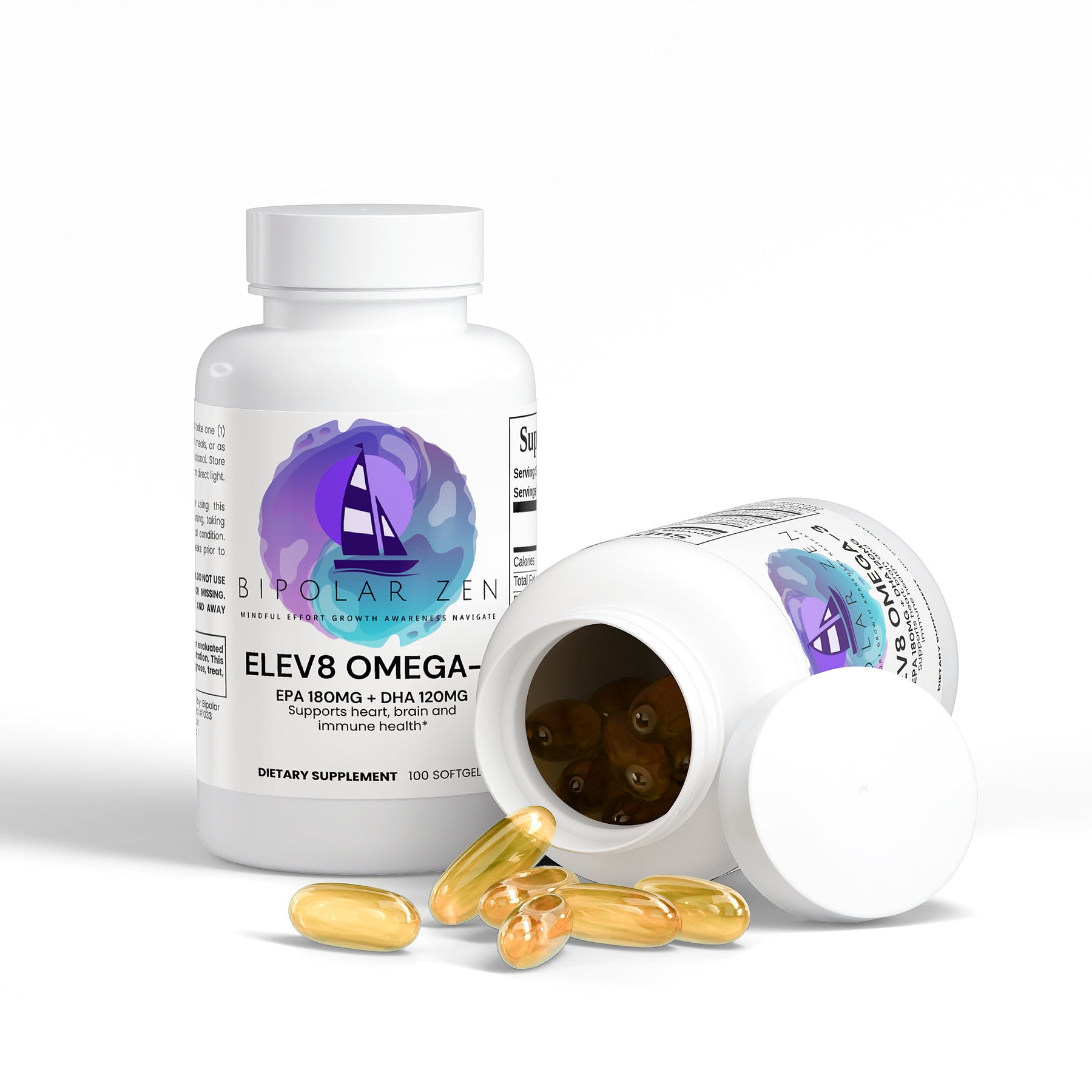 Elev8 Omega-3 EPA 180mg + DHA 120mg