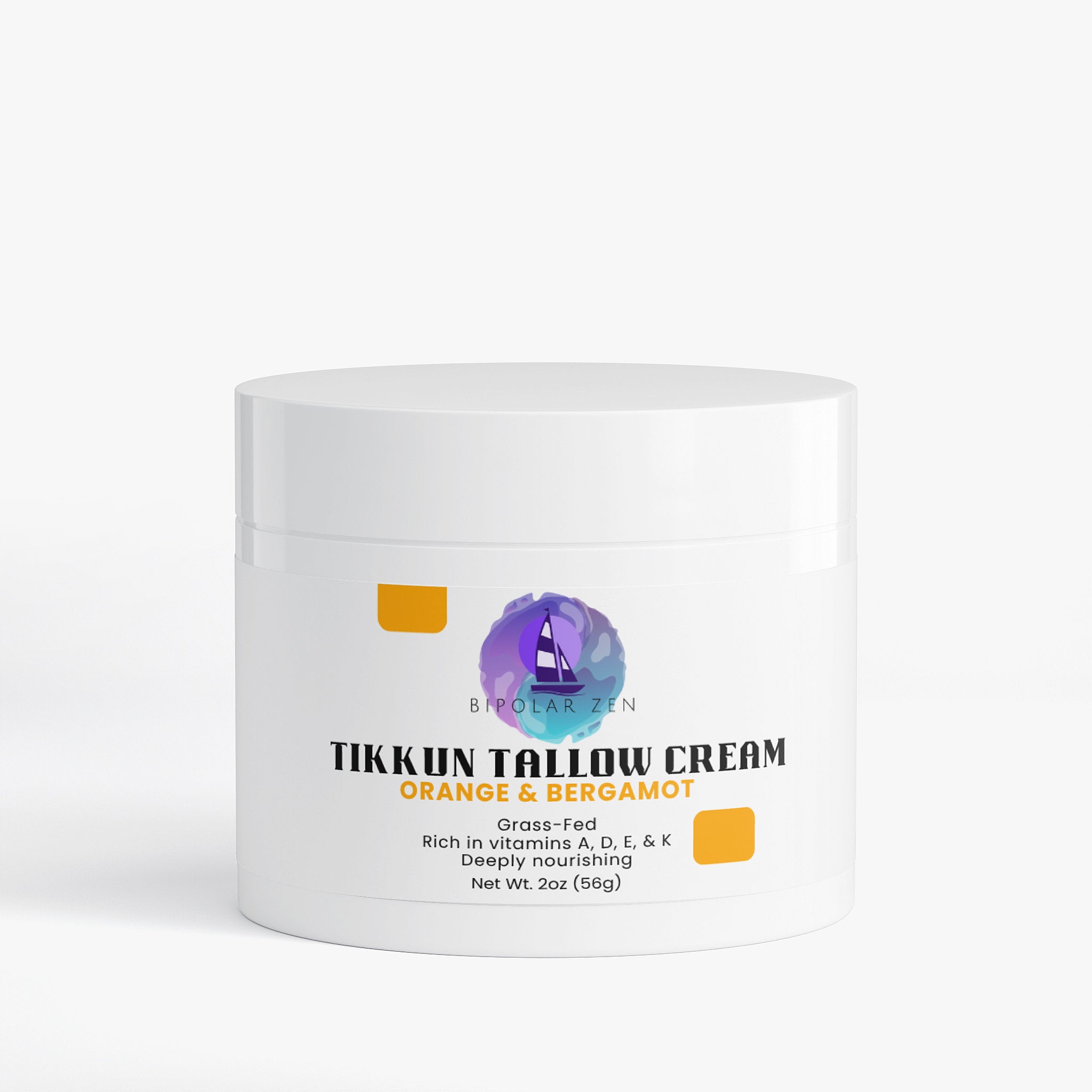 Tikkun Tallow Cream Orange & Bergamot