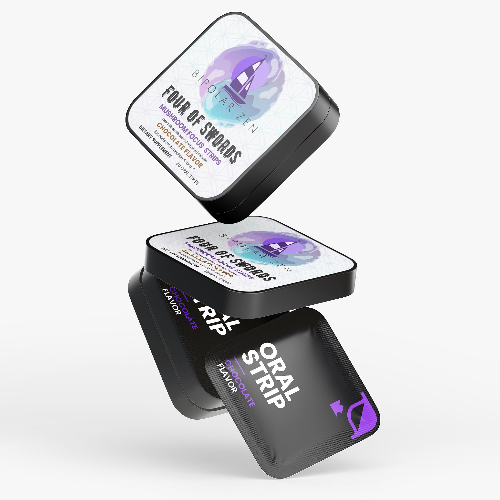 Four of Swords | Chocolate Flavored Mushroom Focus Strips