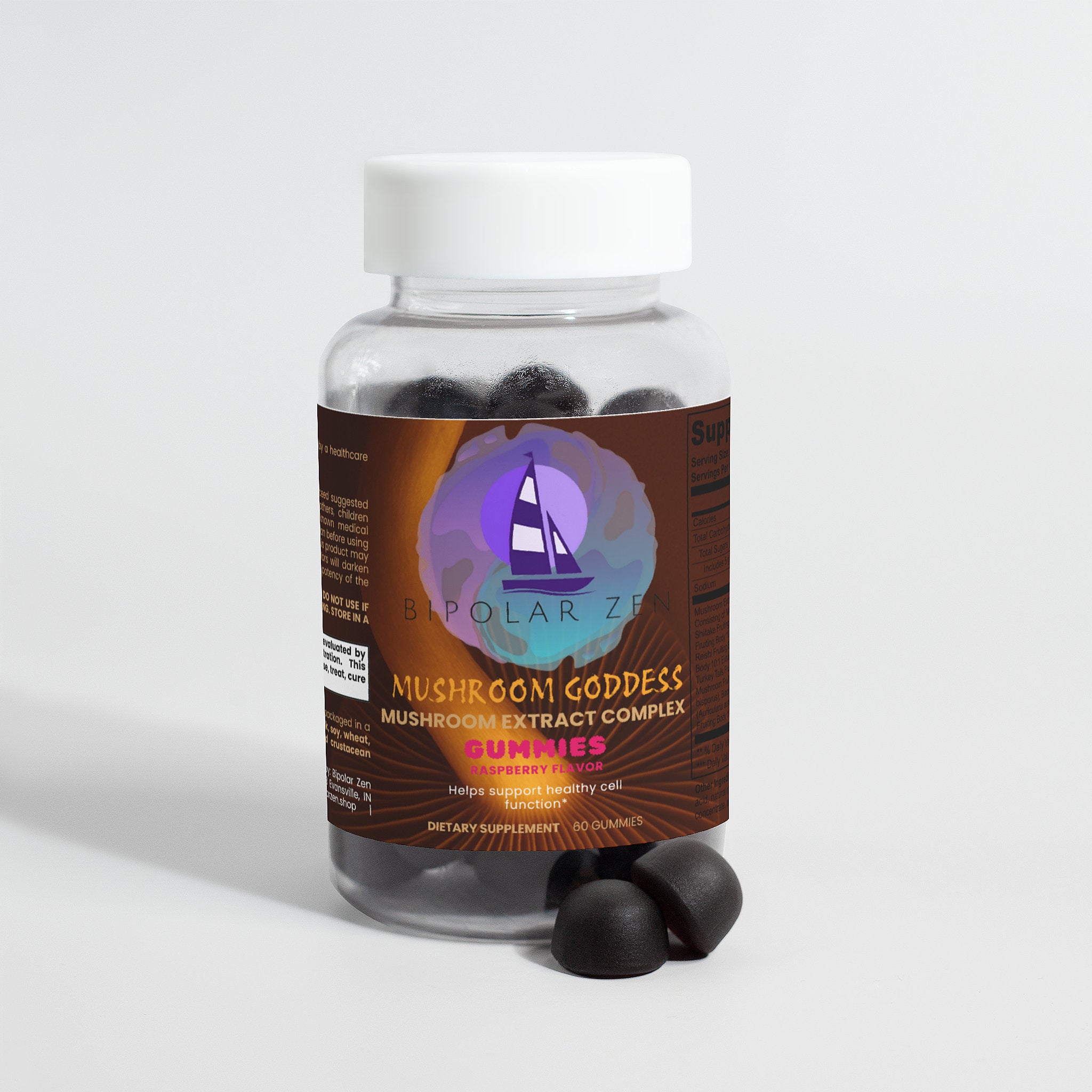 Mushroom Goddess | Mushroom Extract Complex Raspberry Gummies