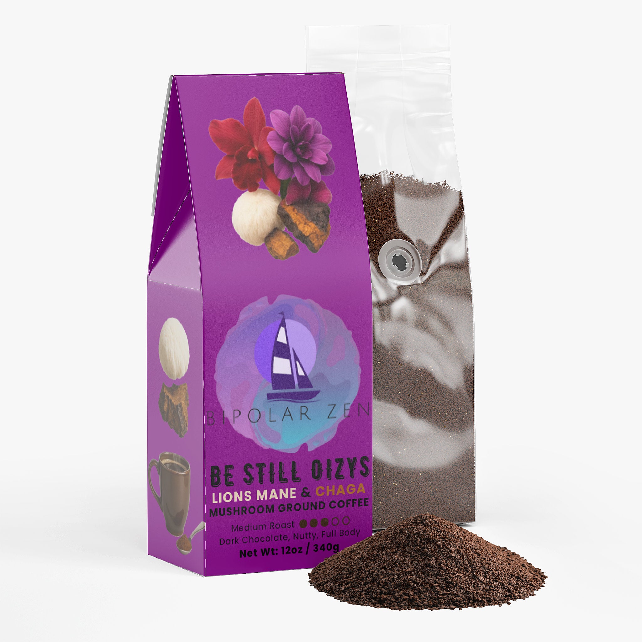Be Still Oizys | Mushroom Ground Coffee