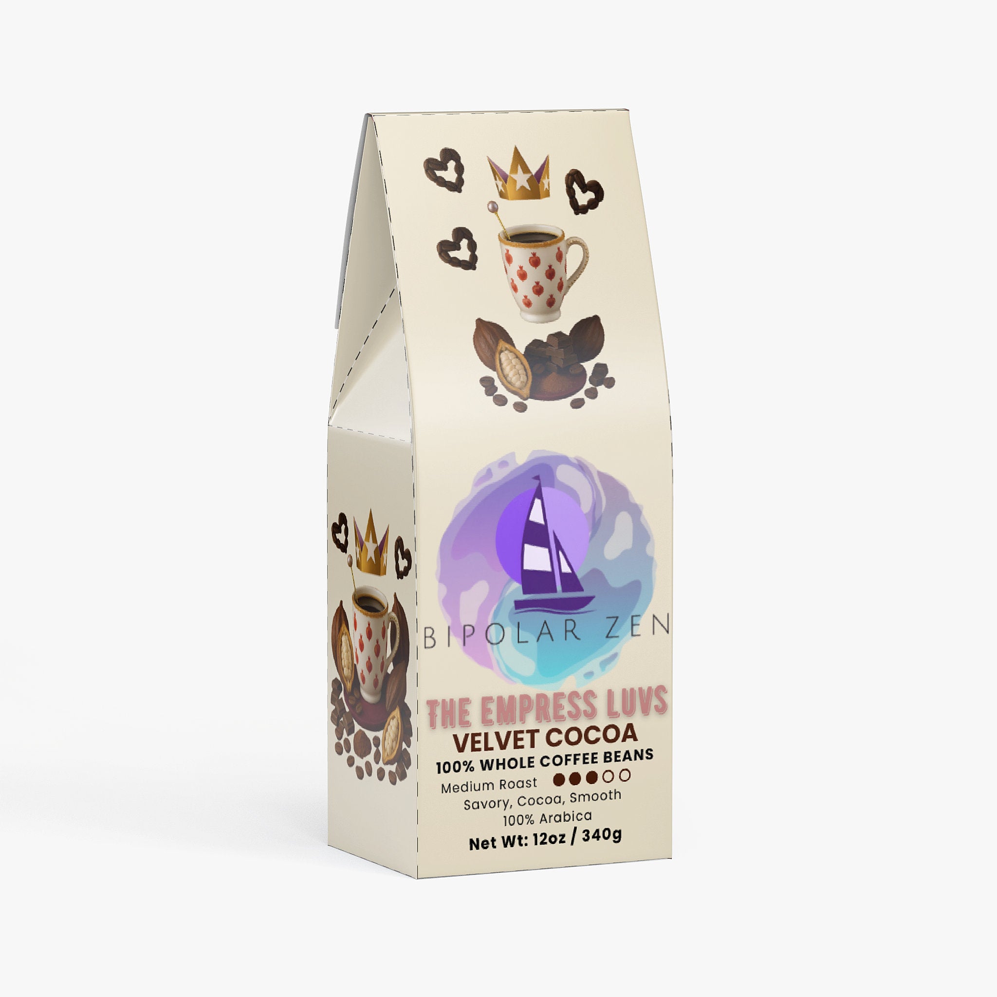 The Empress Luvs | Velvet Cocoa Coffee (Medium Roast)