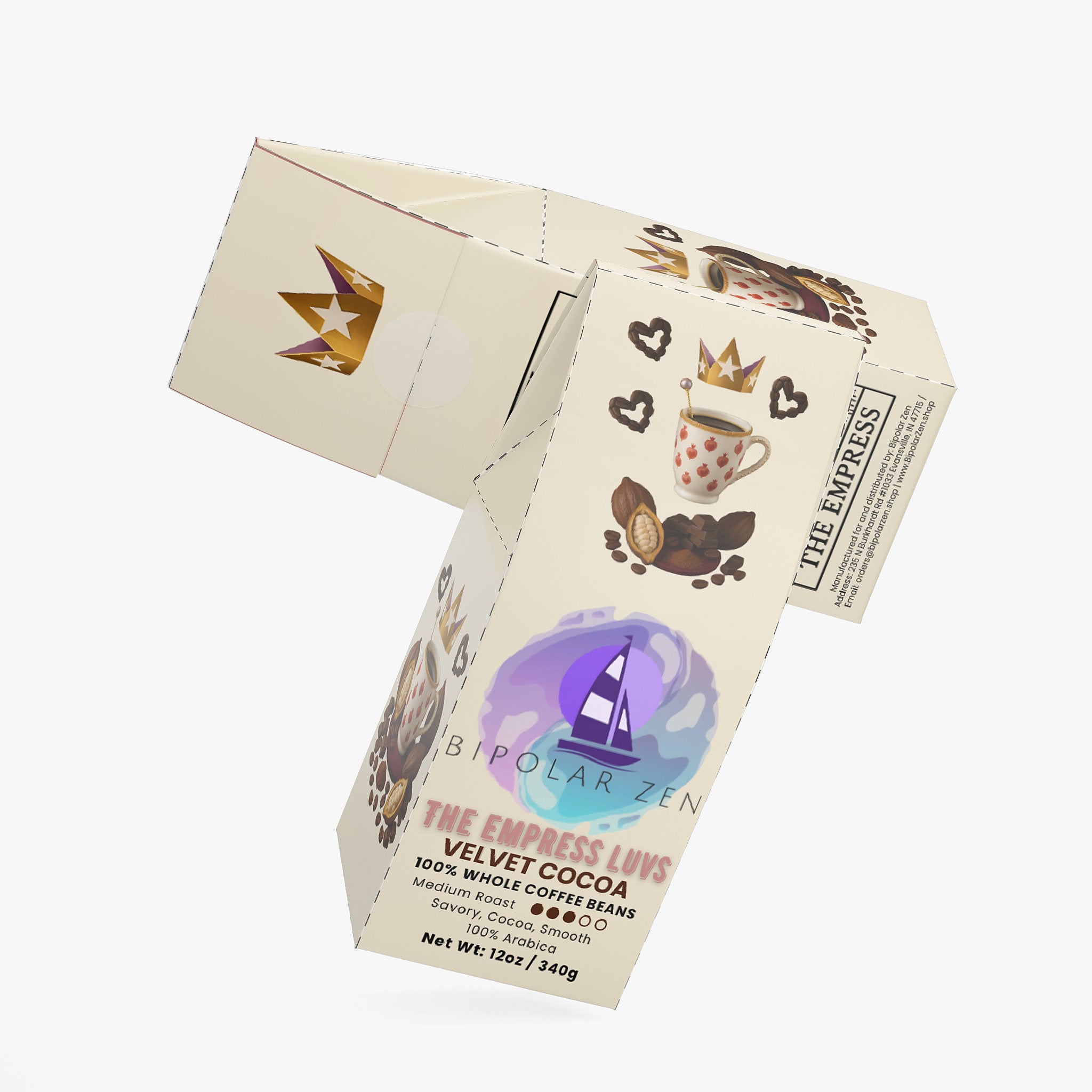 The Empress Luvs | Velvet Cocoa Coffee (Medium Roast)