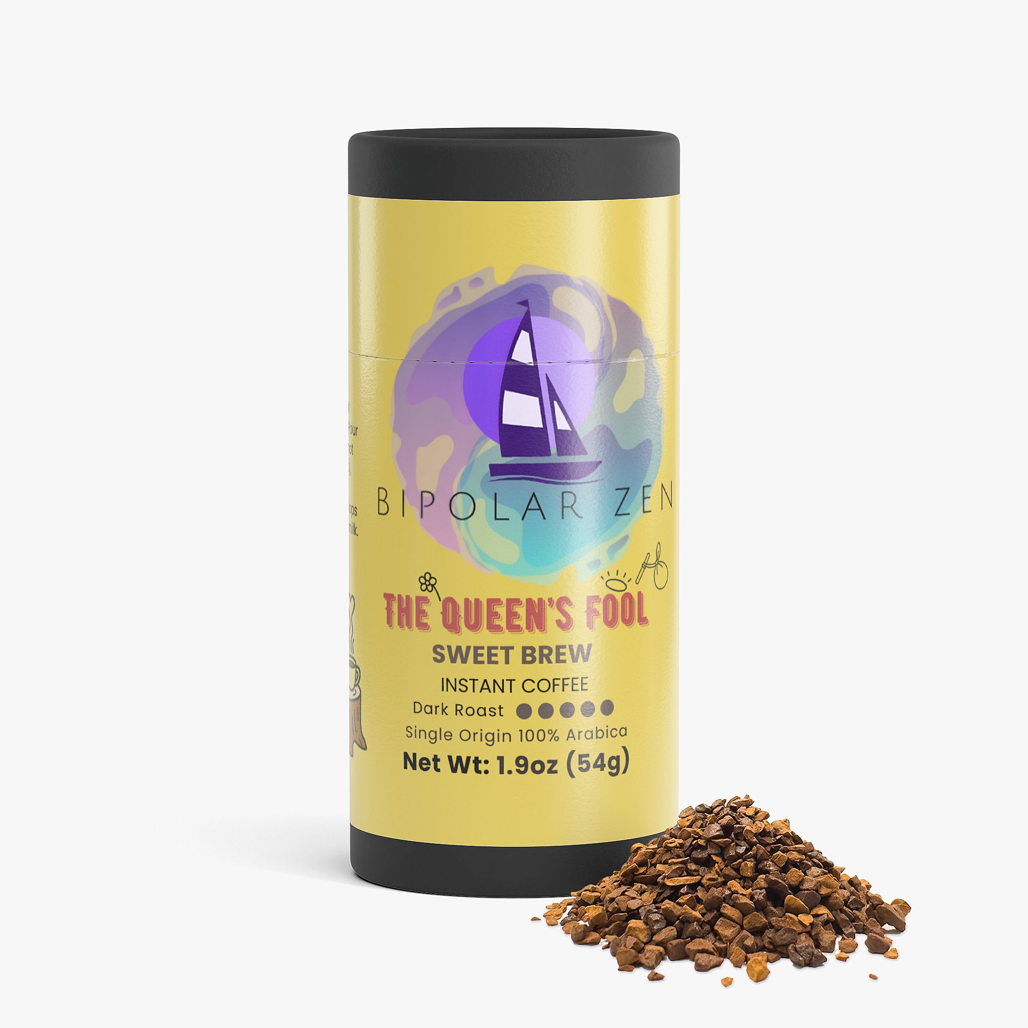 The Queen's Fool|Sweet Brew Instant Coffee (Dark Roast)