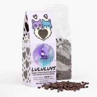 LULULUVS Dark Chocolate Decaf | Medium Roast Coffee with Dark Chocolate & Herbal Notes | Swiss Water Process