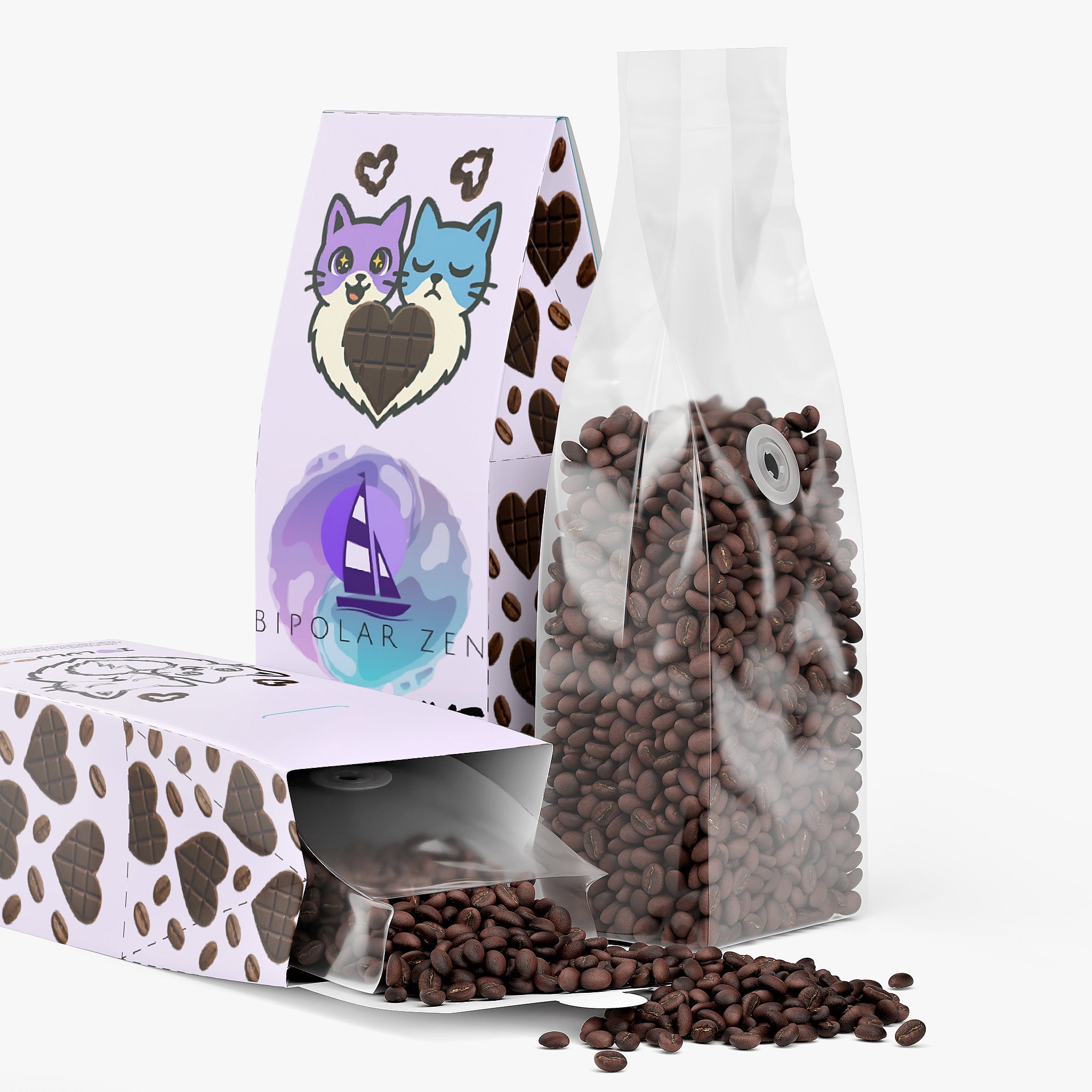 LULULUVS Dark Chocolate Decaf | Medium Roast Coffee with Dark Chocolate & Herbal Notes | Swiss Water Process