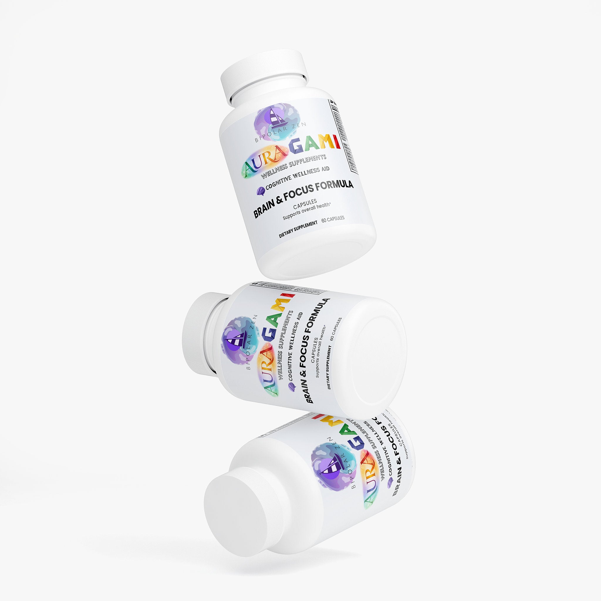 AuraGami Wellness Supplements | Brain & Focus Formula