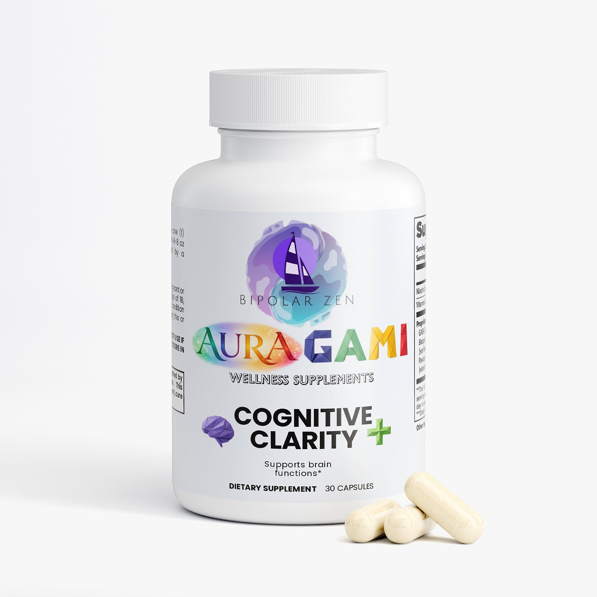 AuraGami Wellness Supplements | Cognitive Clarity Plus