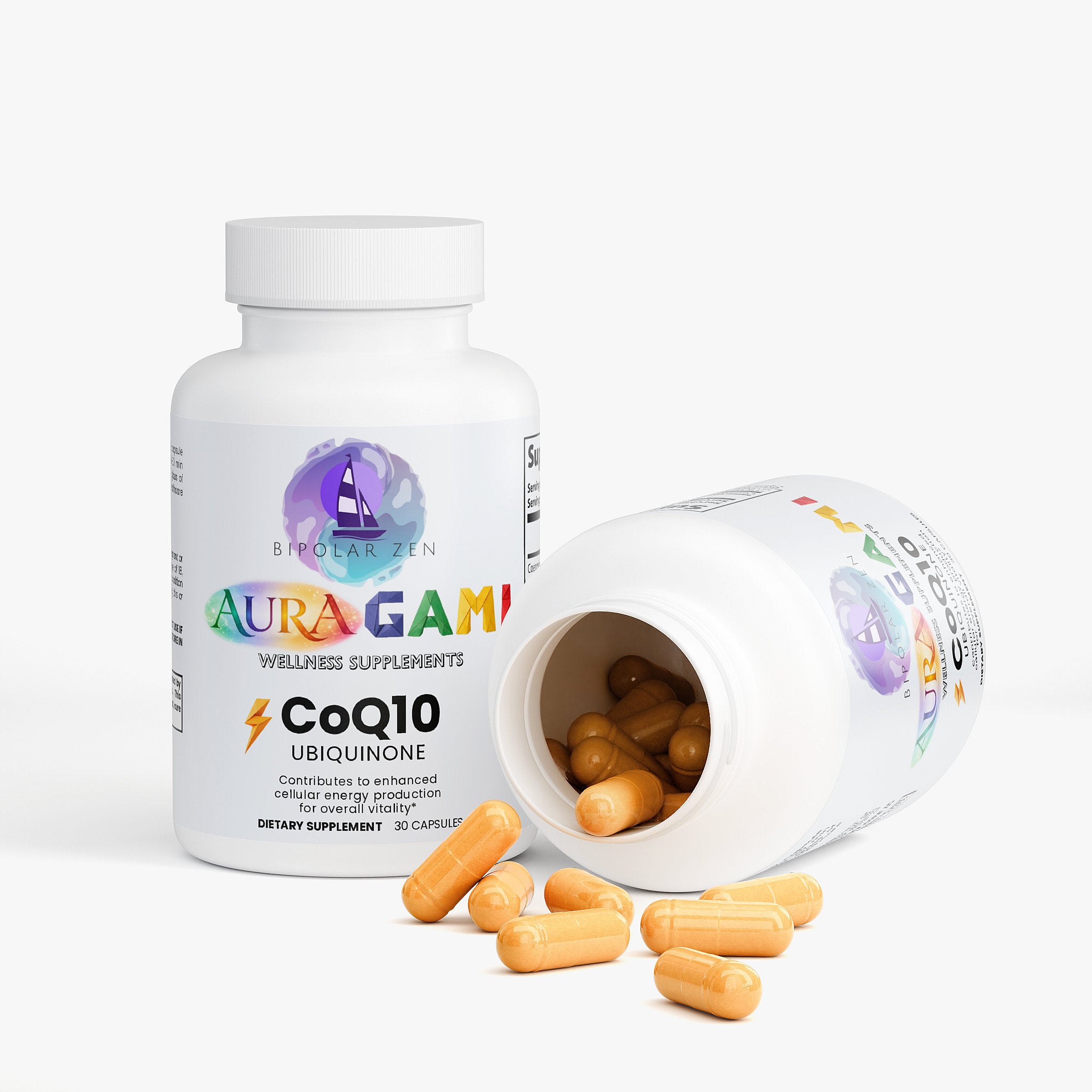 AuraGami Wellness Supplements | CoQ10 Ubiquinone
