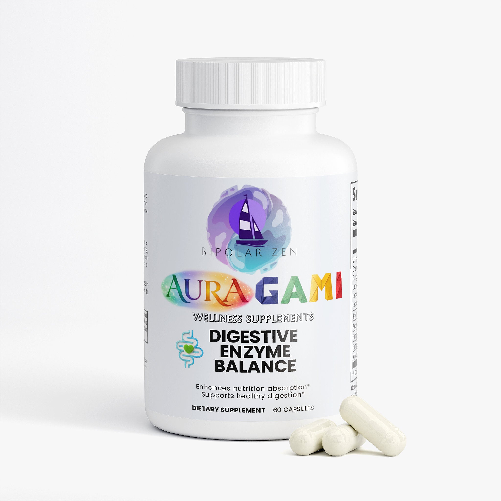 AuraGami Wellness Supplements | Digestive Enzyme Balance