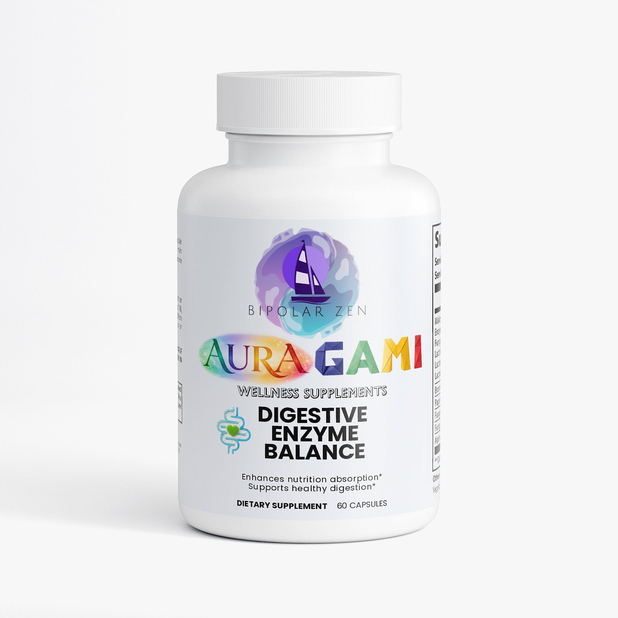 AuraGami Wellness Supplements | Digestive Enzyme Balance