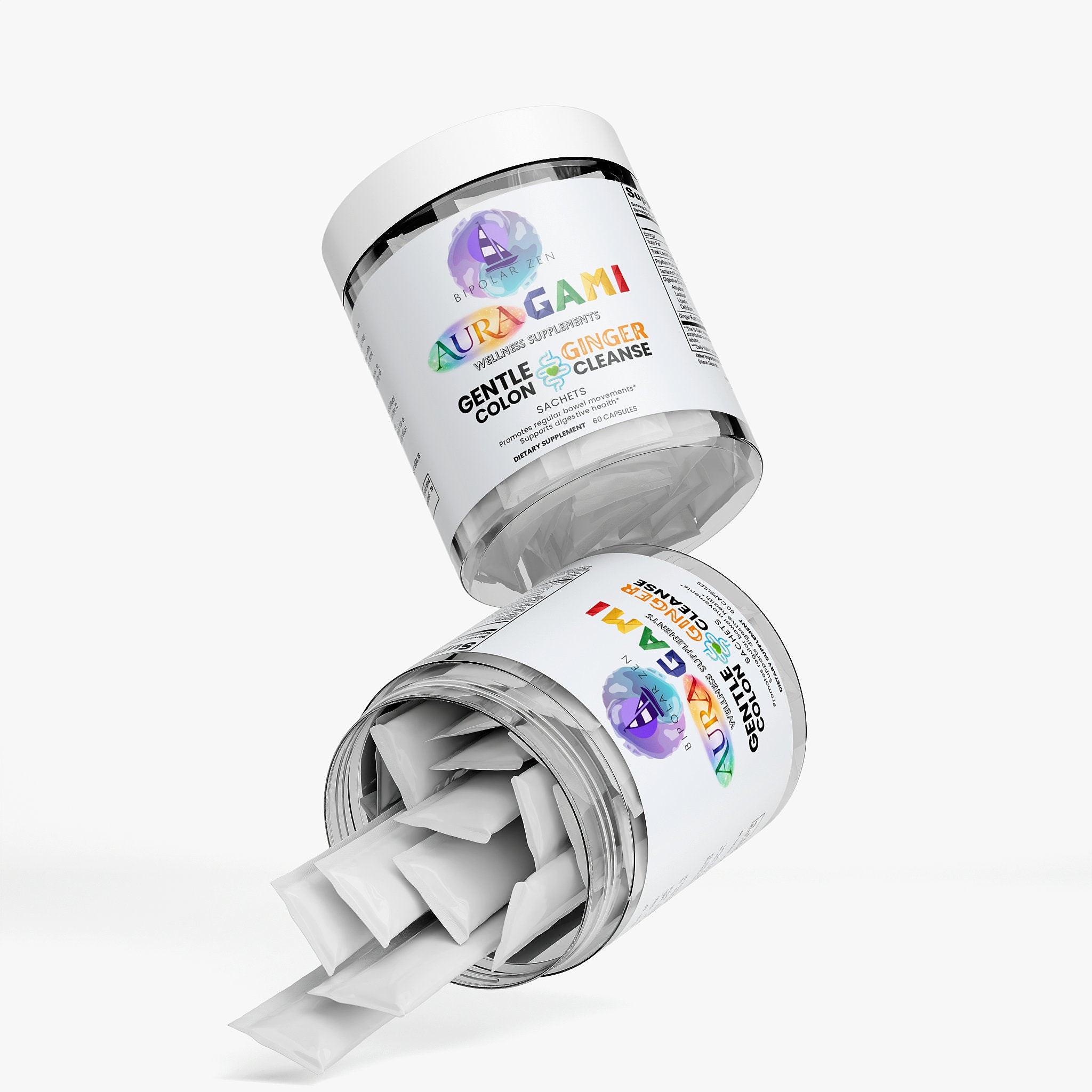 AuraGami Wellness Supplements | Gentle Ginger Colon Cleanse