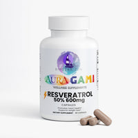 AuraGami Wellness Supplements | Resveratrol 50% 600mg