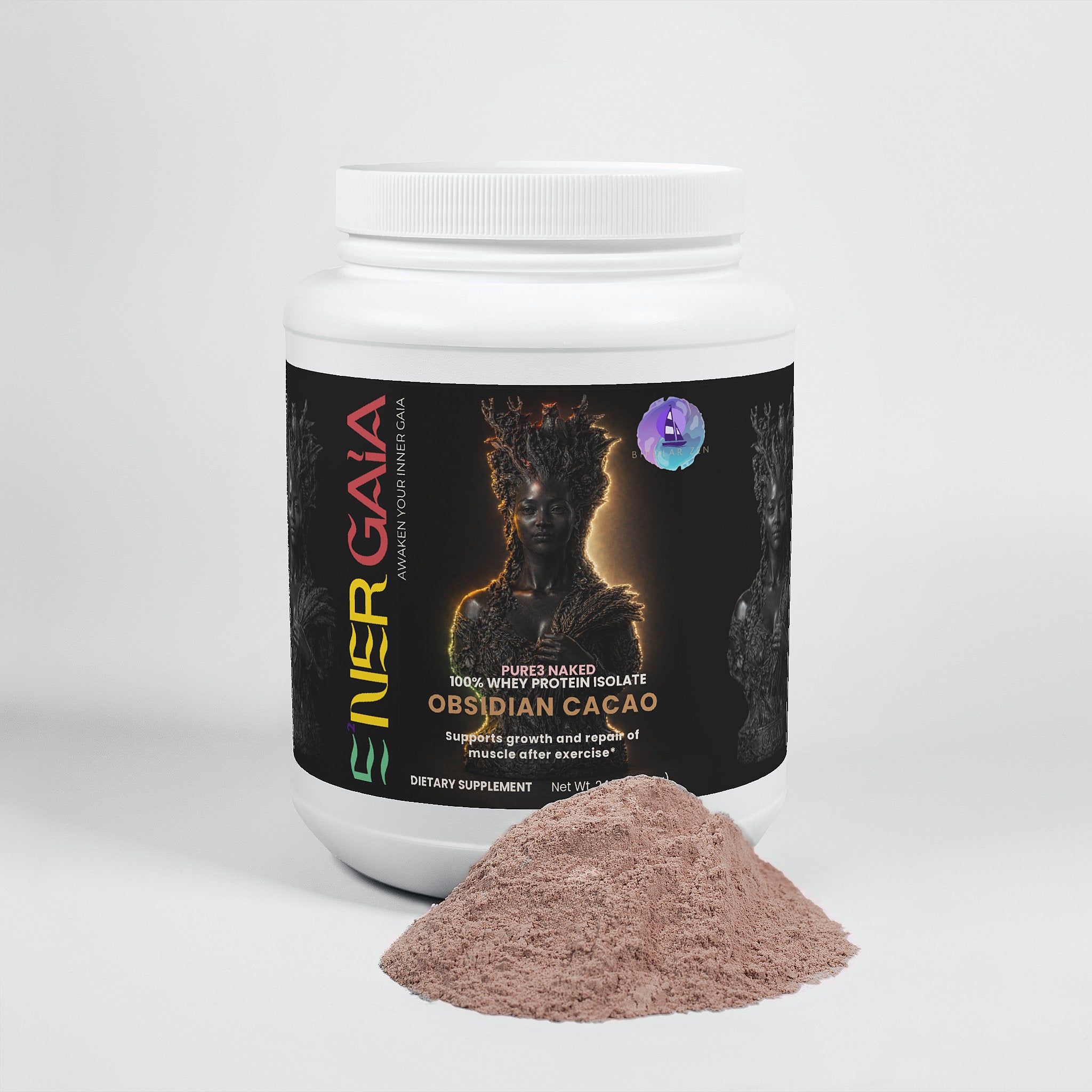 E²NERGAIA | Pure3 Naked 100% Whey Protein Isolate – Obsidian Cacao