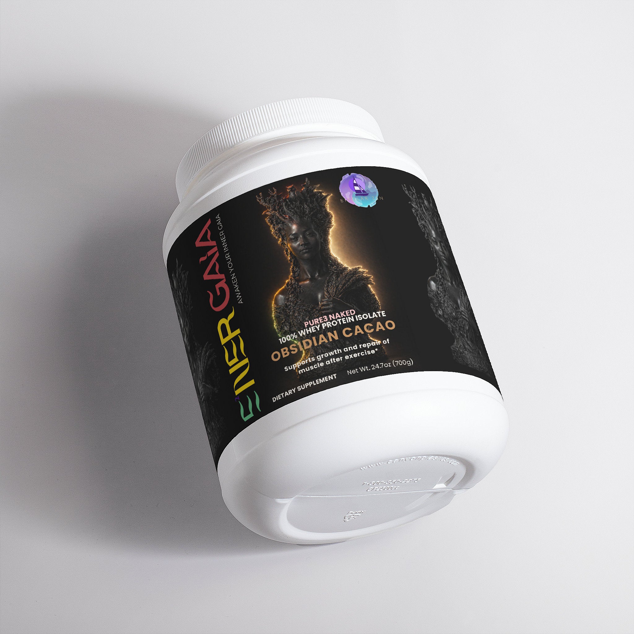 E²NERGAIA | Pure3 Naked 100% Whey Protein Isolate – Obsidian Cacao
