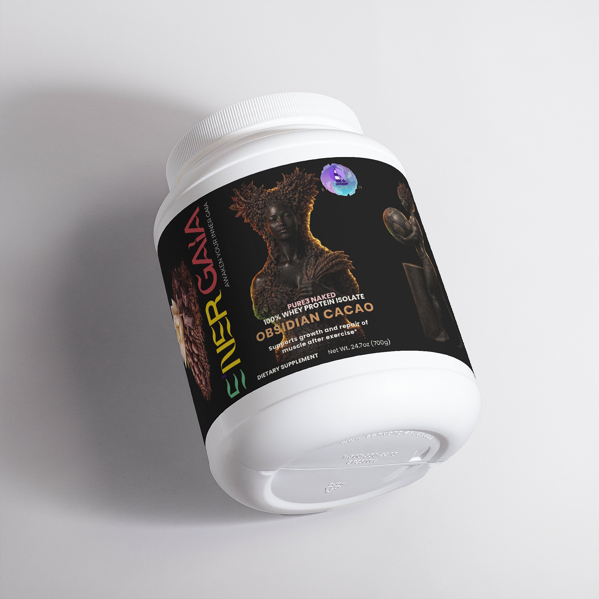 E²NERGAIA | Pure3 Naked 100% Whey Protein Isolate – Obsidian Cacao