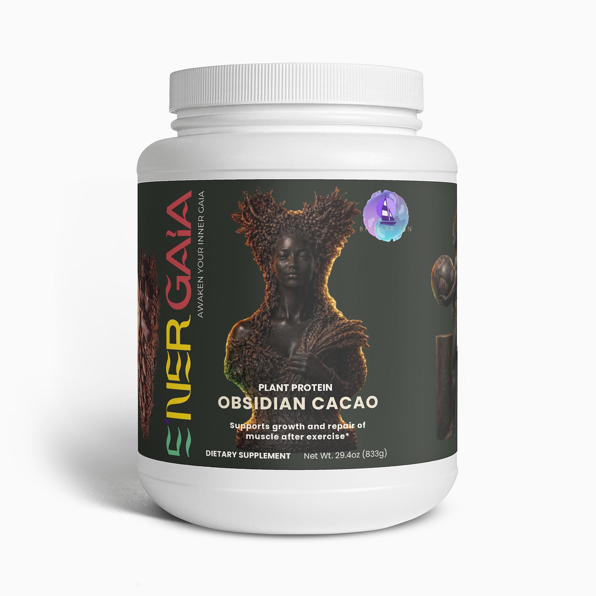 E²NERGAIA | Plant Protein (Obsidian Cacao)