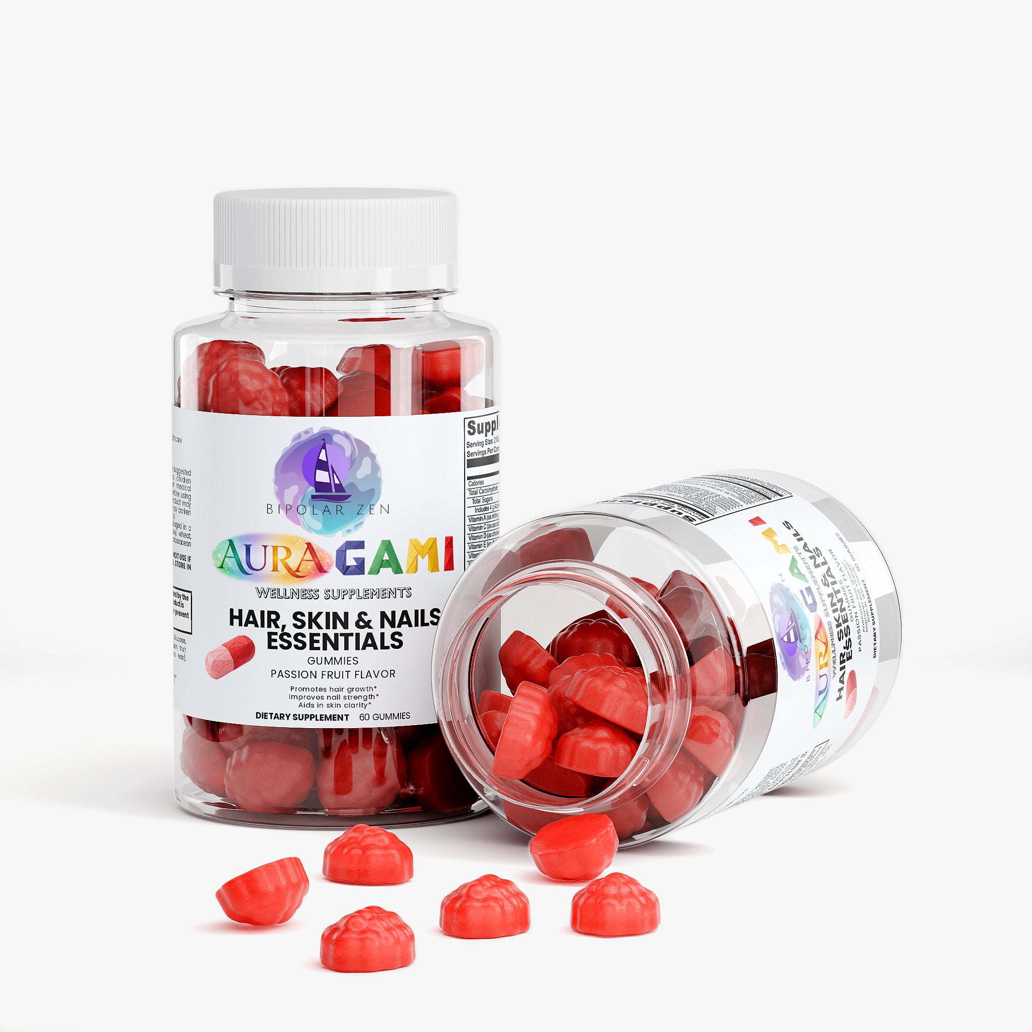 AuraGami Wellness Supplements |  Hair, Skin & Nails Gummies