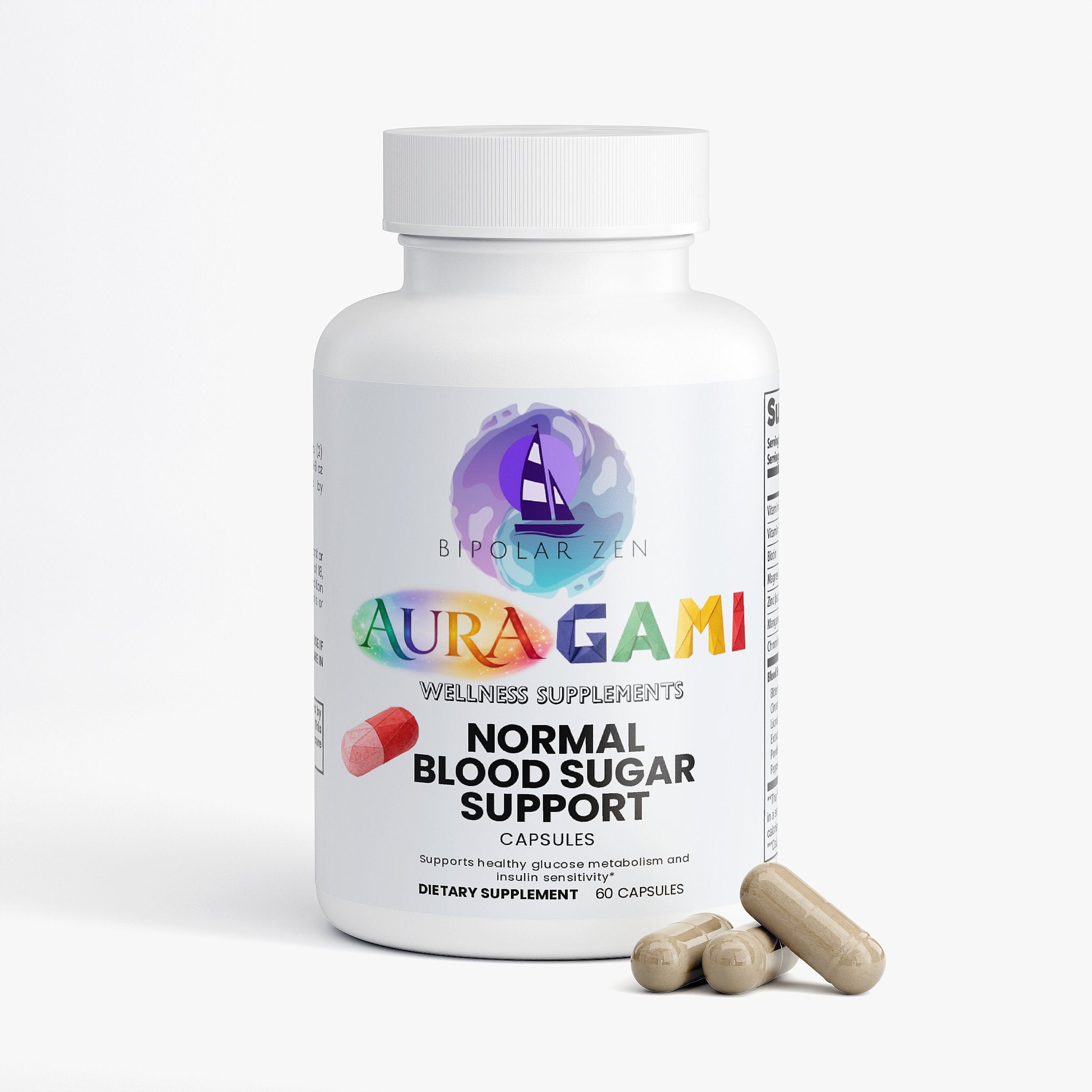 AuraGami Wellness Supplements | Normal Blood Sugar Support