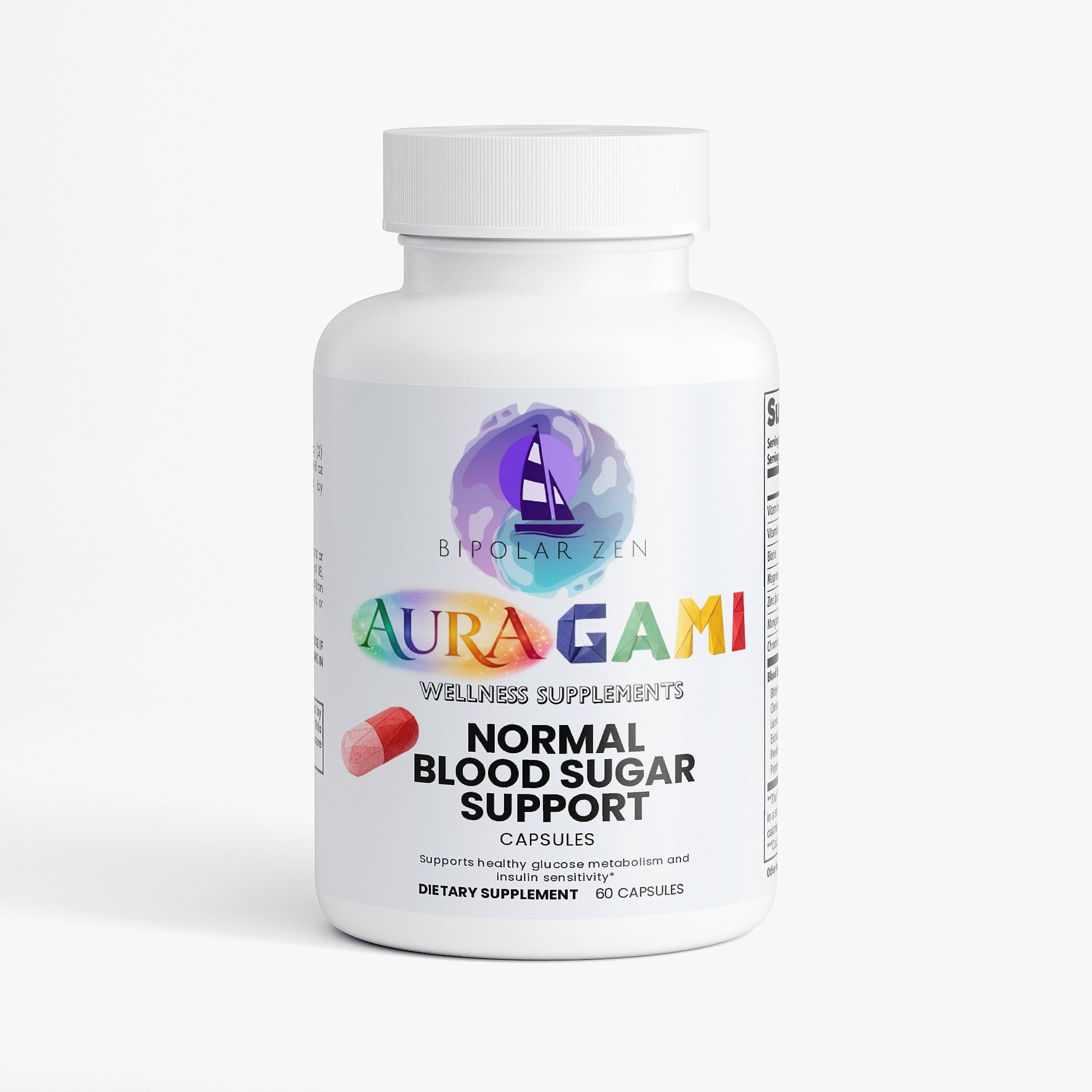 AuraGami Wellness Supplements | Normal Blood Sugar Support
