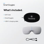 Smartgoggles Bluetooth Heated Massaging Device for Sleep, Focus, and Stress