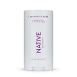 Natural Deodorant, Lavender and Rose, Aluminum Free, 2.65 Oz