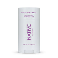 Natural Deodorant, Lavender and Rose, Aluminum Free, 2.65 Oz