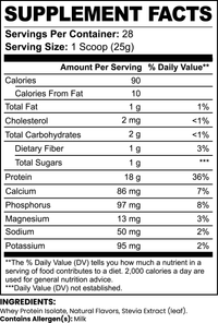 E²NERGAIA | Pure3 Naked 100% Whey Protein Isolate – Obsidian Cacao