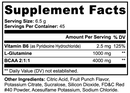 E²NERGAIA | BCAA Shock Powder (Fruit Punch)