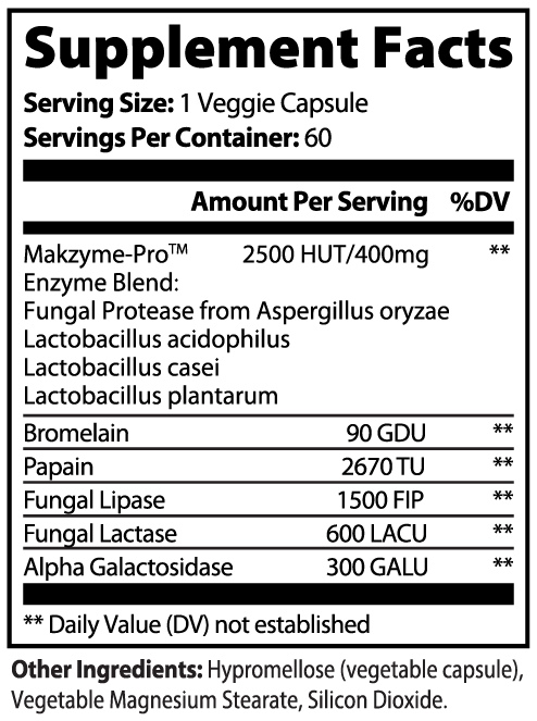 AuraGami Wellness Supplements | Digestive Enzyme Balance