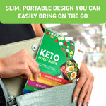 Keto Cheat Sheets Magnets Booklet - Keto Gifts for Women - Keto Diet Beginners Guide - Keto Food Book Magnetic Chart - Weight Loss Low Carb Ketogenic Diet Keto Cookbook Meal Plan - Keto Chow Mojo