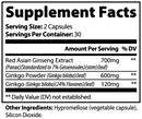 AuraGami Wellness Supplements | Ginkgo Biloba + Ginseng
