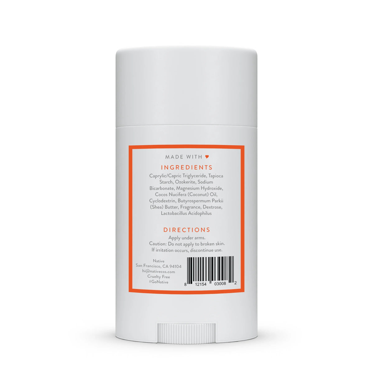 Deodorant, Aluminum Free, Citrus & Herbal Musk, Deodorant for Men and Women, 2.65 Oz