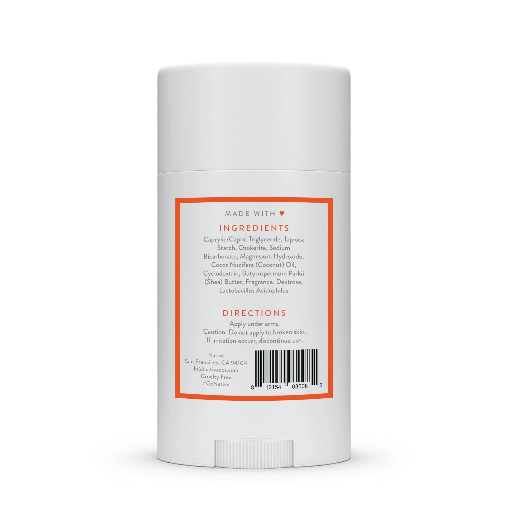 Deodorant, Aluminum Free, Citrus & Herbal Musk, Deodorant for Men and Women, 2.65 Oz