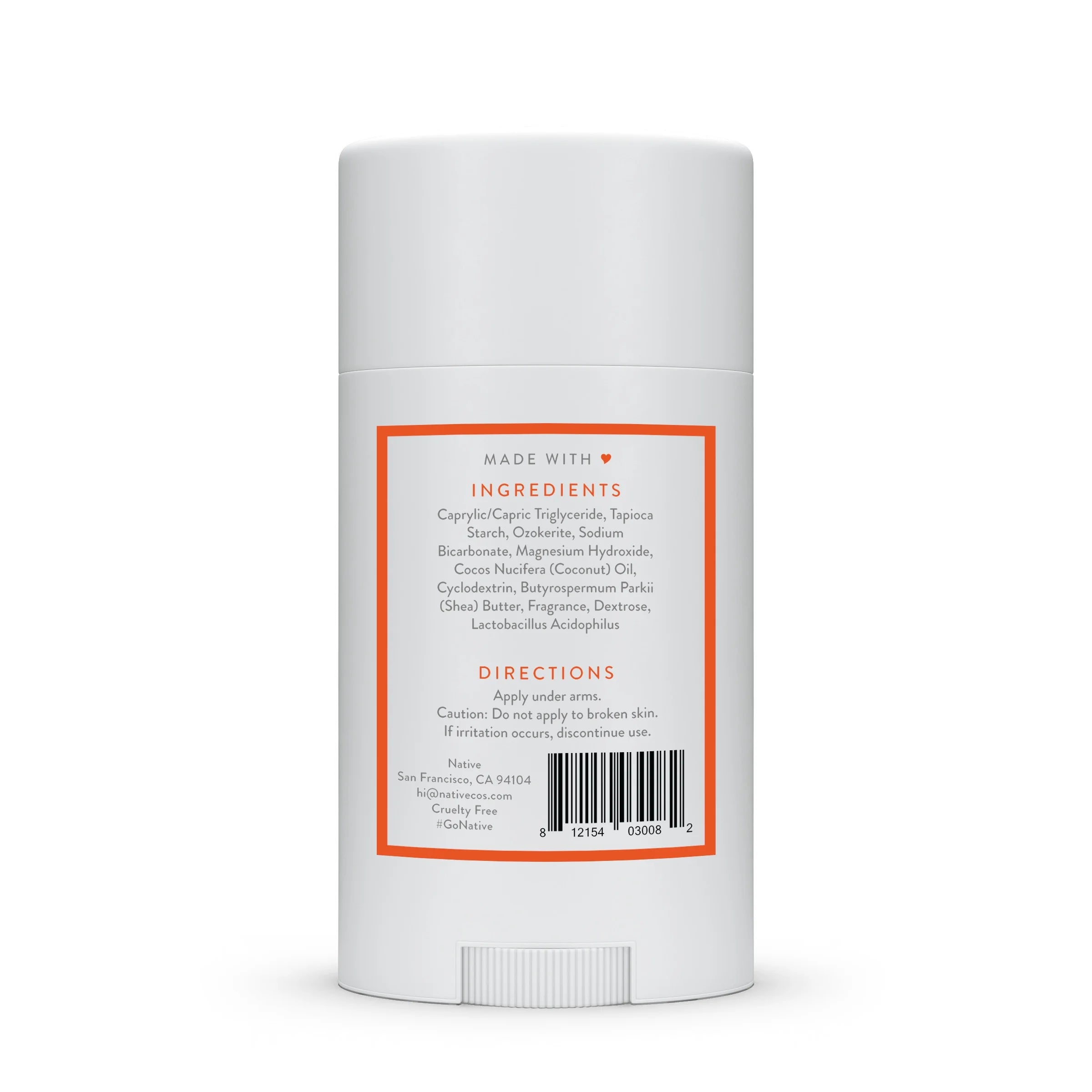 Deodorant, Aluminum Free, Citrus & Herbal Musk, Deodorant for Men and Women, 2.65 Oz