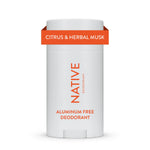 Deodorant, Aluminum Free, Citrus & Herbal Musk, Deodorant for Men and Women, 2.65 Oz