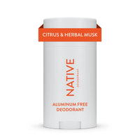 Deodorant, Aluminum Free, Citrus & Herbal Musk, Deodorant for Men and Women, 2.65 Oz