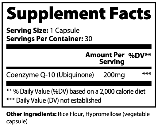 AuraGami Wellness Supplements | CoQ10 Ubiquinone