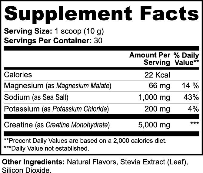 E²NERGAIA | Creatine Electrolyte Hydration (Lemon)