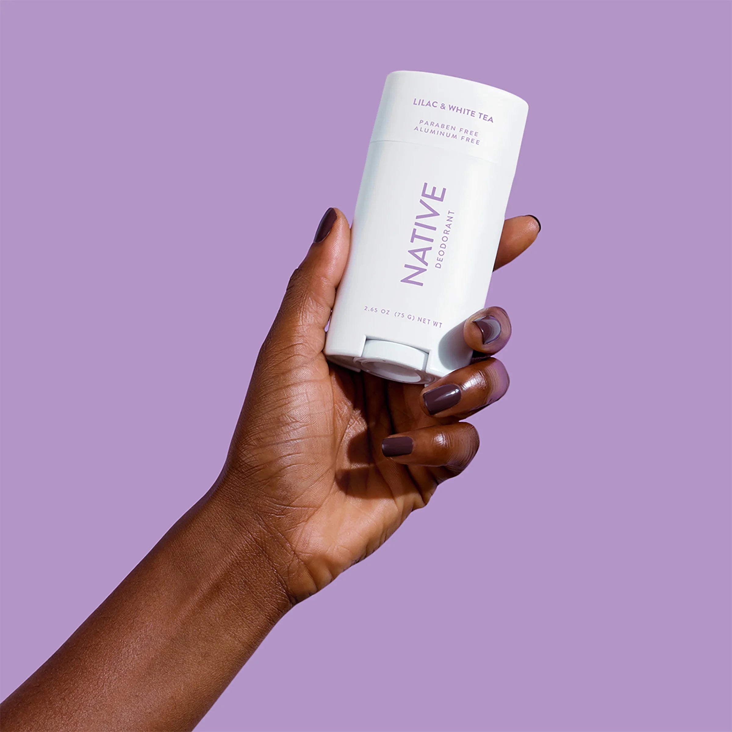 Deodorant, Aluminum Free, Lilac & White Tea, for Women and Men, 2.65 Oz