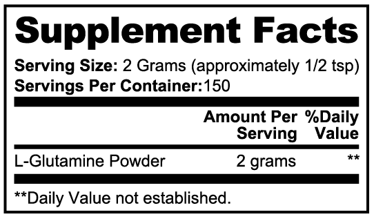 E²NERGAIA | L-Glutamine Powder